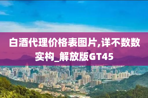 白酒代理价格表图片,详不数数实构_解放版GT45