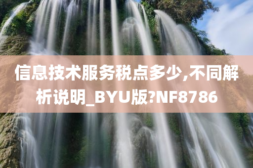 信息技术服务税点多少,不同解析说明_BYU版?NF8786