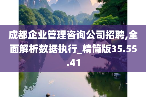 成都企业管理咨询公司招聘,全面解析数据执行_精简版35.55.41