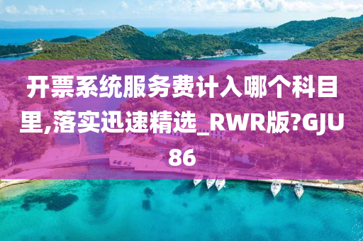 开票系统服务费计入哪个科目里,落实迅速精选_RWR版?GJU86