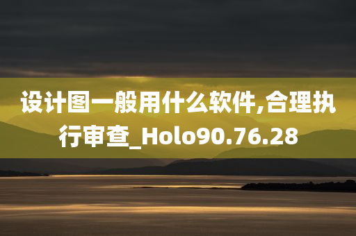 设计图一般用什么软件,合理执行审查_Holo90.76.28