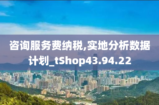 咨询服务费纳税,实地分析数据计划_tShop43.94.22