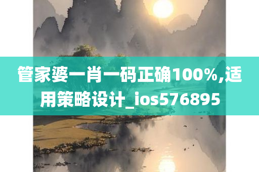 管家婆一肖一码正确100%,适用策略设计_ios576895