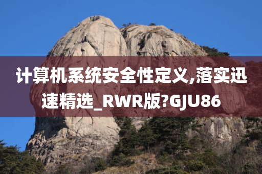 计算机系统安全性定义,落实迅速精选_RWR版?GJU86