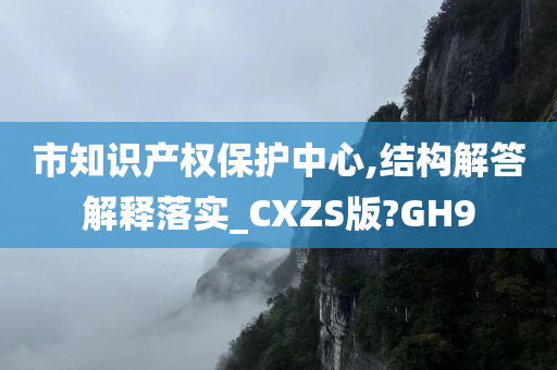 市知识产权保护中心,结构解答解释落实_CXZS版?GH9