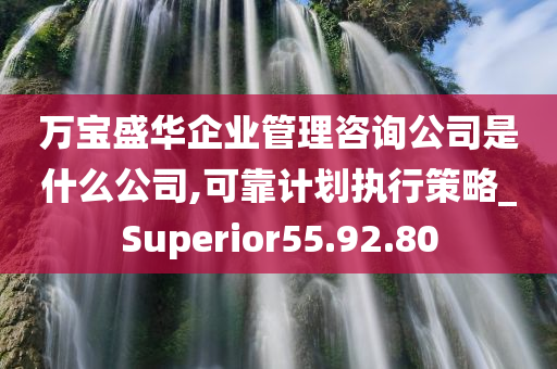 万宝盛华企业管理咨询公司是什么公司,可靠计划执行策略_Superior55.92.80