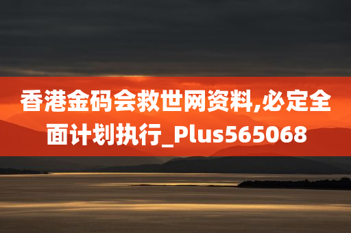 香港金码会救世网资料,必定全面计划执行_Plus565068