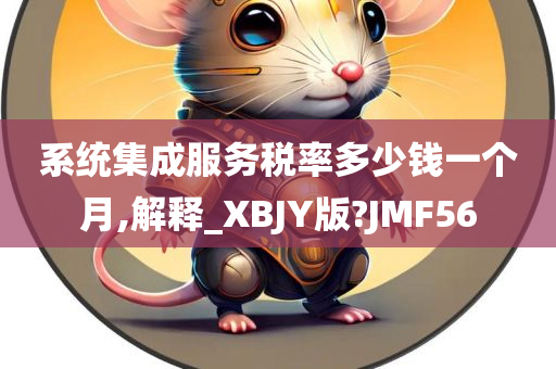 系统集成服务税率多少钱一个月,解释_XBJY版?JMF56