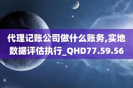 代理记账公司做什么账务,实地数据评估执行_QHD77.59.56