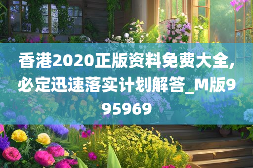 香港2020正版资料免费大全,必定迅速落实计划解答_M版995969