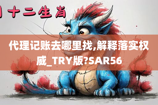 代理记账去哪里找,解释落实权威_TRY版?SAR56