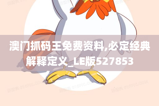 澳门抓码王免费资料,必定经典解释定义_LE版527853