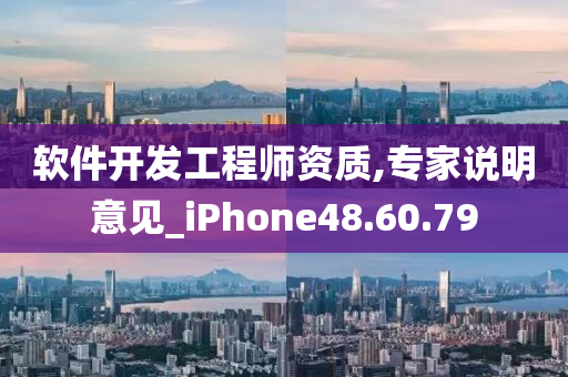 软件开发工程师资质,专家说明意见_iPhone48.60.79