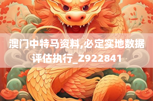 澳门中特马资料,必定实地数据评估执行_Z922841