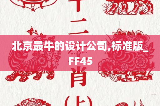 北京最牛的设计公司,标准版_FF45