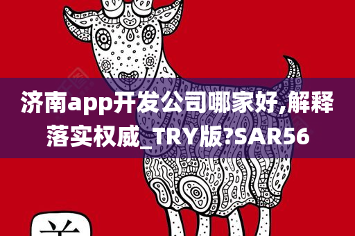 济南app开发公司哪家好,解释落实权威_TRY版?SAR56