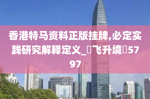 香港特马资料正版挂牌,必定实践研究解释定义_‌飞升境‌5797