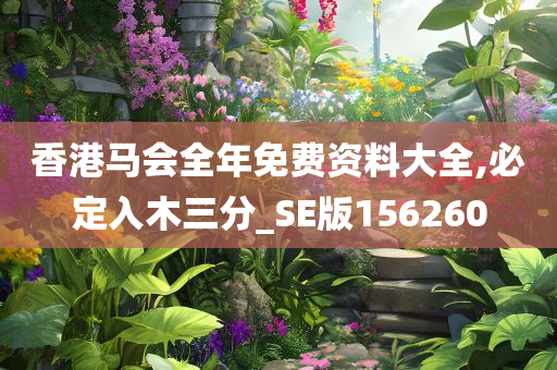 香港马会全年免费资料大全,必定入木三分_SE版156260