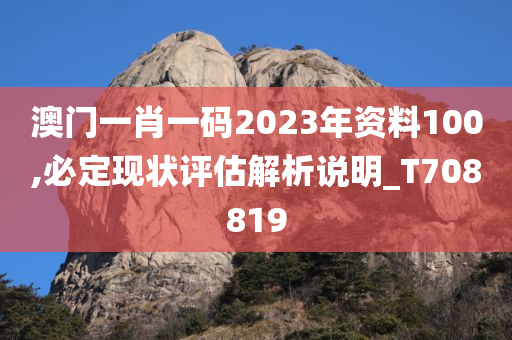 澳门一肖一码2023年资料100,必定现状评估解析说明_T708819