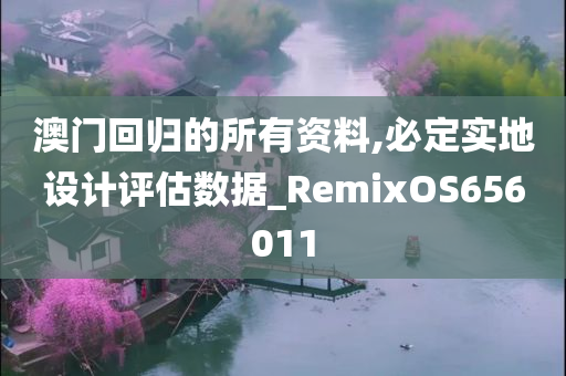 澳门回归的所有资料,必定实地设计评估数据_RemixOS656011