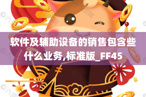 软件及辅助设备的销售包含些什么业务,标准版_FF45