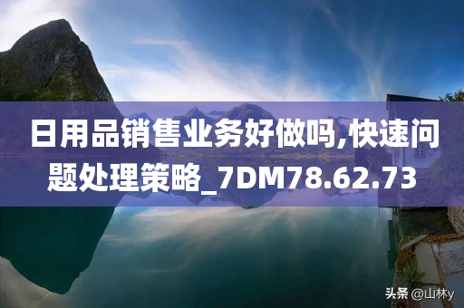 日用品销售业务好做吗,快速问题处理策略_7DM78.62.73