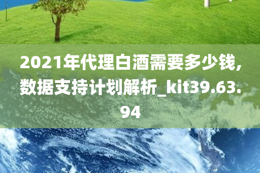 2021年代理白酒需要多少钱,数据支持计划解析_kit39.63.94