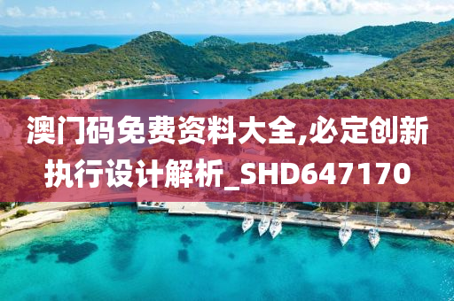 澳门码免费资料大全,必定创新执行设计解析_SHD647170