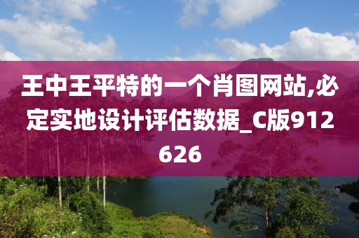 王中王平特的一个肖图网站,必定实地设计评估数据_C版912626