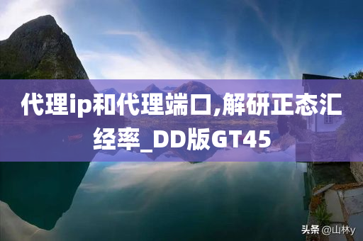 代理ip和代理端口,解研正态汇经率_DD版GT45