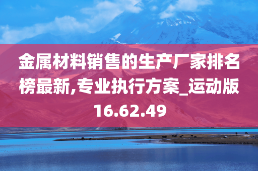 金属材料销售的生产厂家排名榜最新,专业执行方案_运动版16.62.49