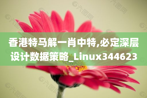 香港特马解一肖中特,必定深层设计数据策略_Linux344623