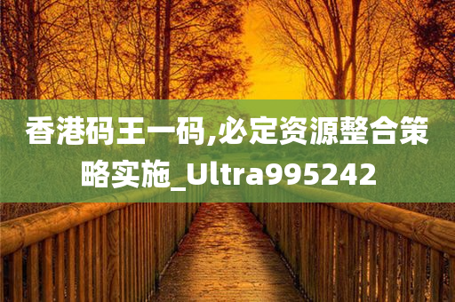 香港码王一码,必定资源整合策略实施_Ultra995242