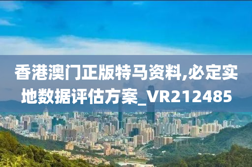 香港澳门正版特马资料,必定实地数据评估方案_VR212485