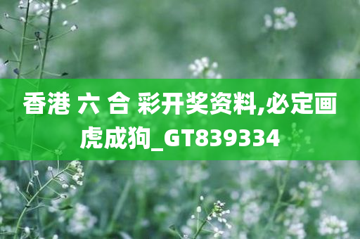 香港 六 合 彩开奖资料,必定画虎成狗_GT839334