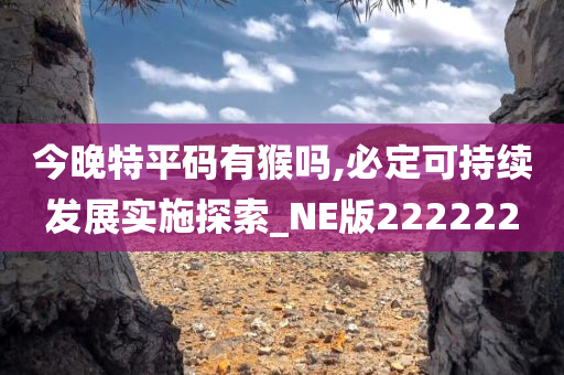 今晚特平码有猴吗,必定可持续发展实施探索_NE版222222