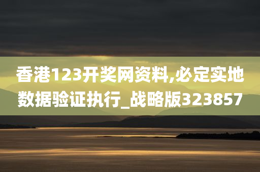 香港123开奖网资料,必定实地数据验证执行_战略版323857