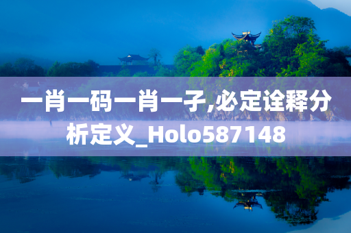 一肖一码一肖一孑,必定诠释分析定义_Holo587148