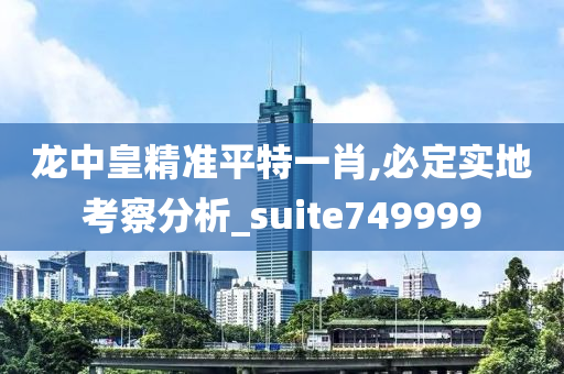 龙中皇精准平特一肖,必定实地考察分析_suite749999