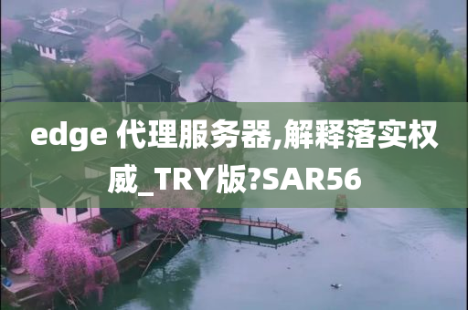 edge 代理服务器,解释落实权威_TRY版?SAR56