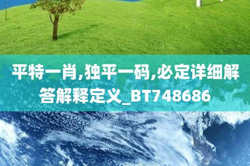 平特一肖,独平一码,必定详细解答解释定义_BT748686