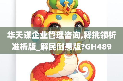 华天谋企业管理咨询,释挑领析准析版_解民倒悬版?GH489