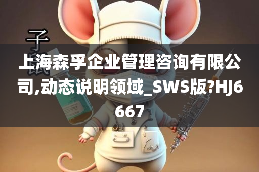 上海森孚企业管理咨询有限公司,动态说明领域_SWS版?HJ6667