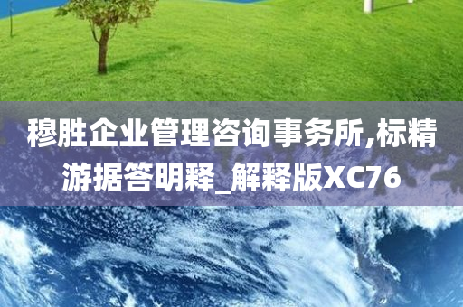 穆胜企业管理咨询事务所,标精游据答明释_解释版XC76