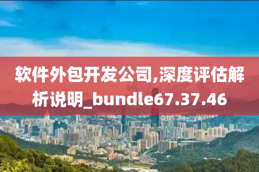 软件外包开发公司,深度评估解析说明_bundle67.37.46