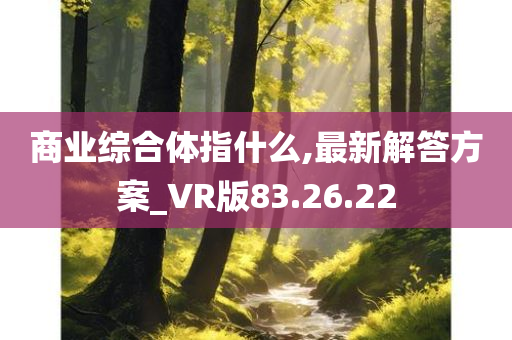 商业综合体指什么,最新解答方案_VR版83.26.22