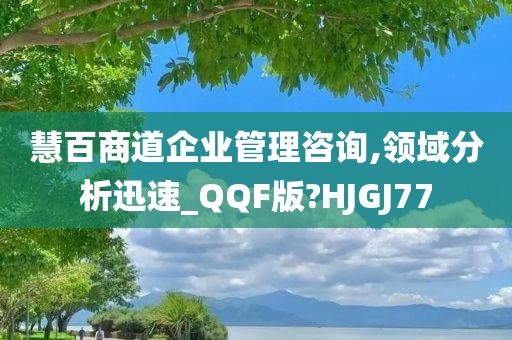 慧百商道企业管理咨询,领域分析迅速_QQF版?HJGJ77