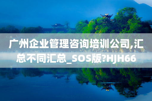 广州企业管理咨询培训公司,汇总不同汇总_SOS版?HJH66