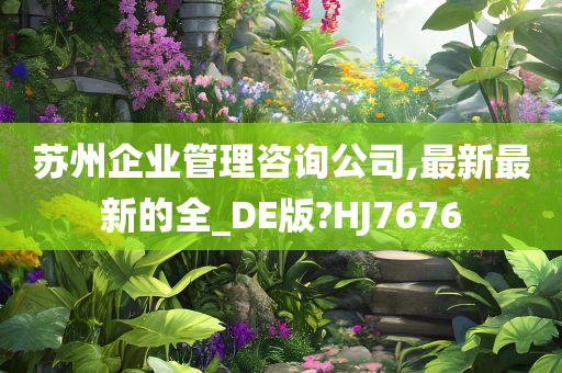 苏州企业管理咨询公司,最新最新的全_DE版?HJ7676