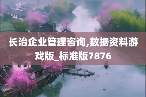 长治企业管理咨询,数据资料游戏版_标准版7876